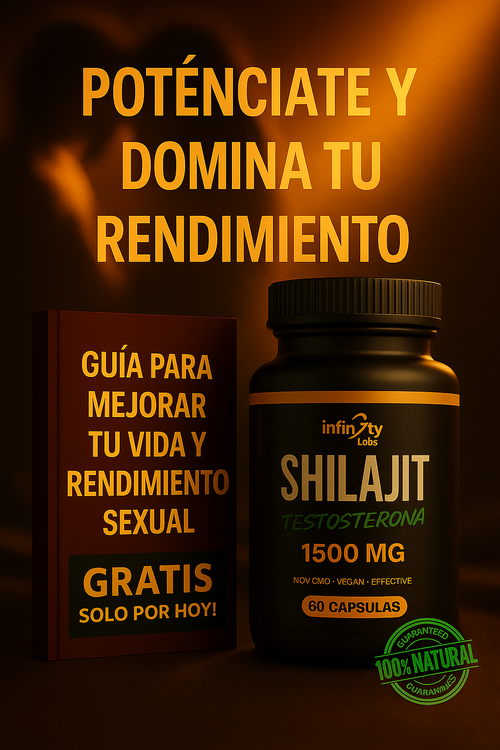Shilajit™ Puro del Himalaya – El Potenciador Sexual Natural que Despierta tu Potencia y Deseo